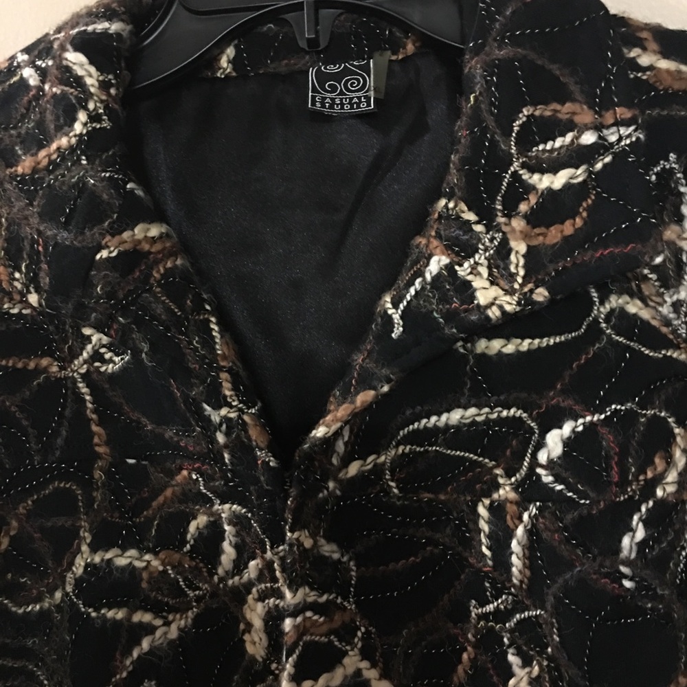 Cape/Jacket Hand Stitched & Designed Casual Studi… - image 2